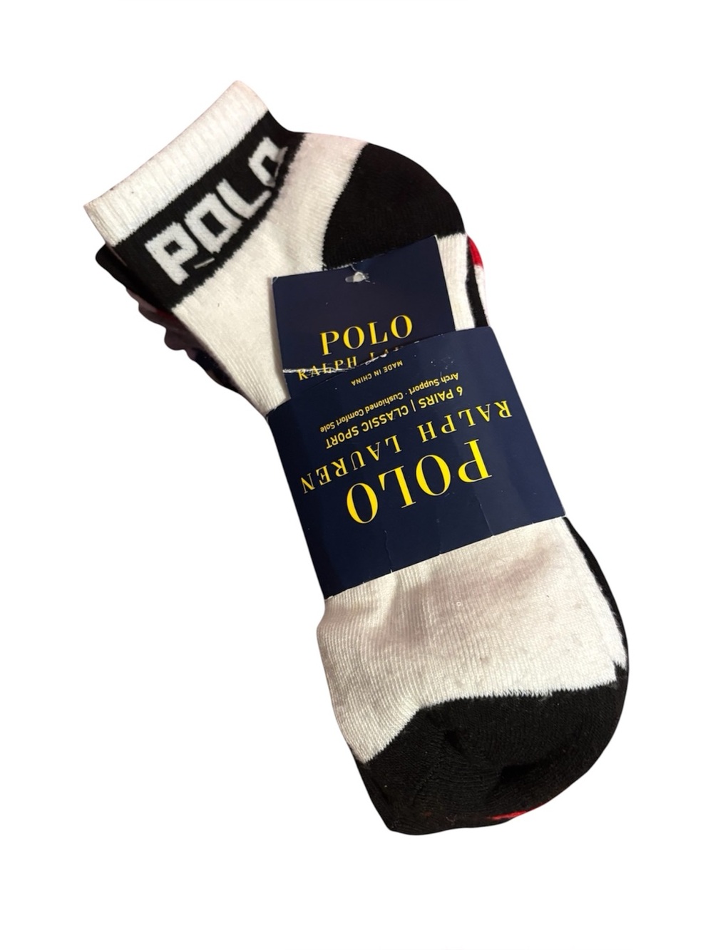 🏇NWT Polo by Ralph Lauren Men’s Multiple Color Athletic Socks - Pack 🏇